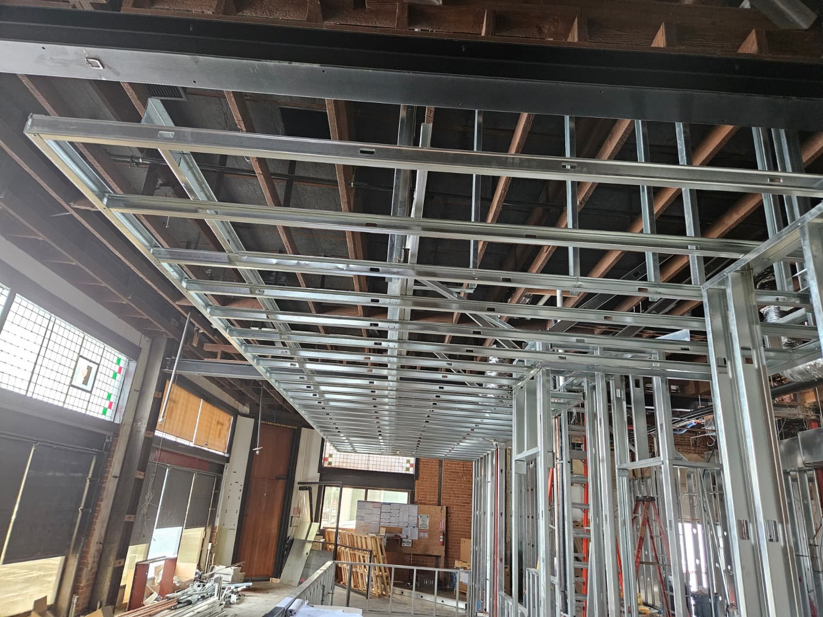 Dropped ceilings / gypsum soffits